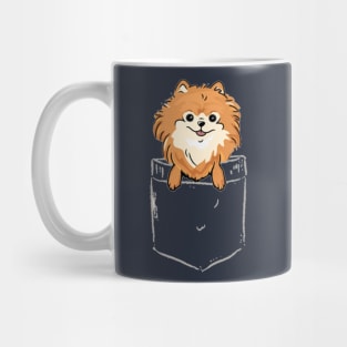 Pomeranian pocket dog Mug